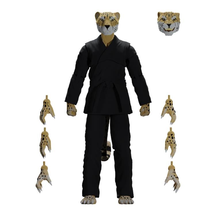 Icon Heroes Zoo Jitsu Fighters Chico the Cheetah Black Gi Action Figure - View 10