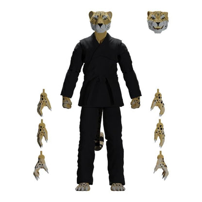 Icon Heroes Zoo Jitsu Fighters Chico the Cheetah Black Gi Action Figure - View 10