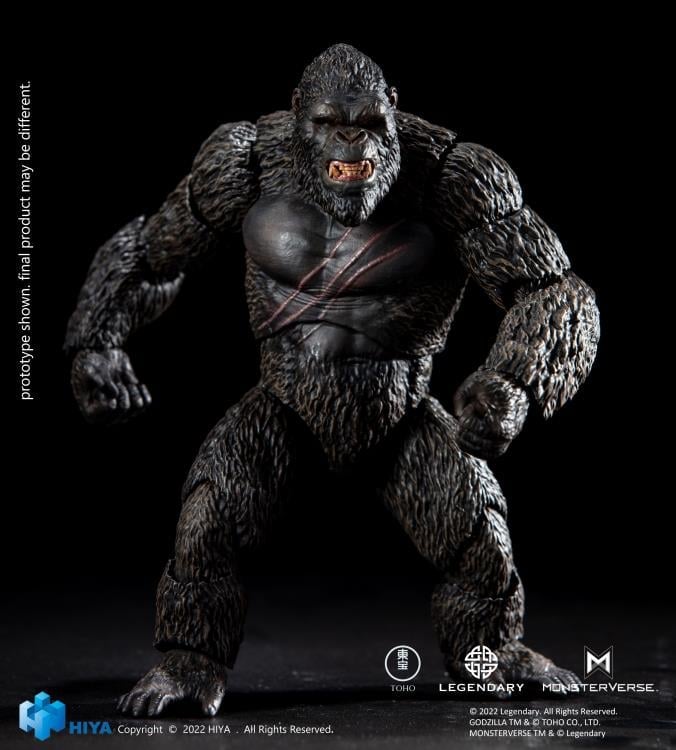 Hiya Toys Godzilla vs. Kong Exquisite Basic Series Kong 6-Inch Action Figure - View 7