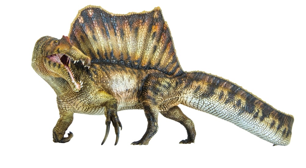 PNSO Prehistoric Animal Models Essien the Spinosaurus 9.1-Inch PVC Figure - View 3