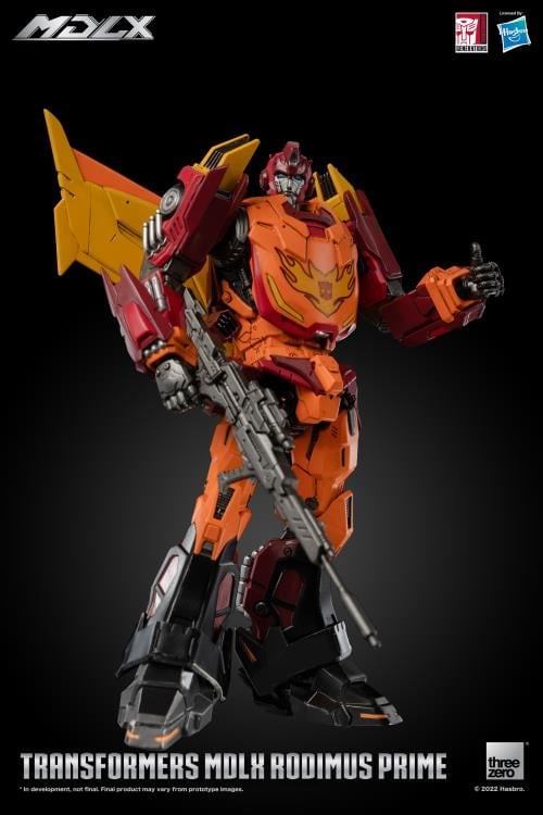 threezero Transformers MDLX Articulated Figures Series Rodimus Prime 7.1-Inch Action Figure - View 6