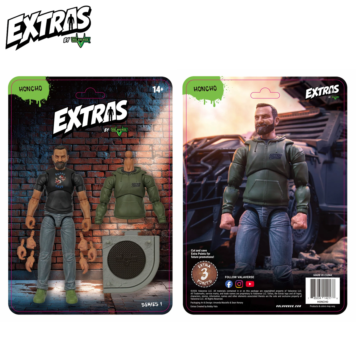 Valaverse Extras Honcho 1/12 Scale Plastic Action Figure - View 6