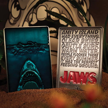 Fanattik Collectibles Jaws 50th Anniversary Poster Limited Edition Ingot - View 3