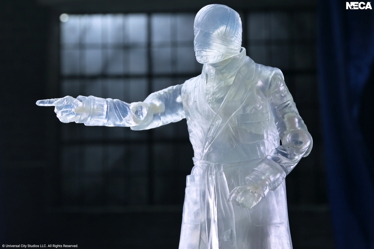 NECA Universal Monsters Ultimate The Invisible Man (Translucent) Action Figure - View 8