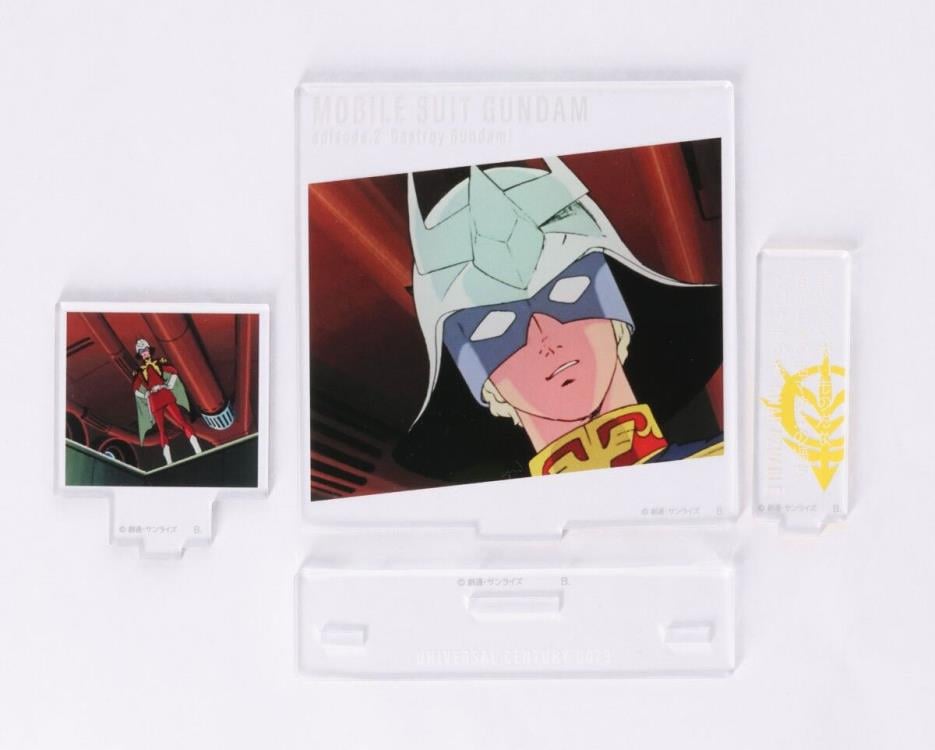 Bandai Mobile Suit Gundam Gundam Dialogue Acrylic Collection Episode 2 Char Aznable Ver. B Exclusive Acrylic Stand - View 3