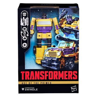 Hasbro Transformers: Age of the Primes Voyager Class Combaticon Swindle Plastic Action Figure - View 7