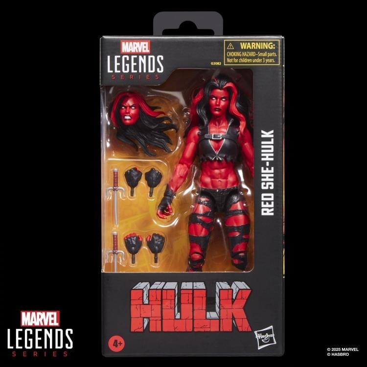 Hasbro Hulk Marvel Legends Red She-Hulk Action Figure - View 10
