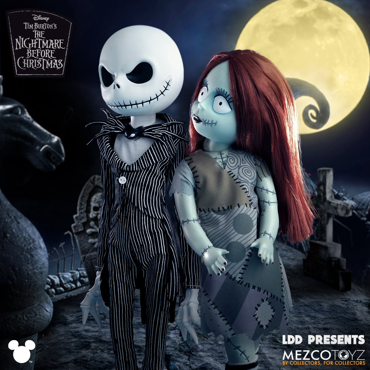 Mezco Toyz LDD Presents: The Nightmare Before Christmas Jack Skellington 10-Inch Collectible - View 12