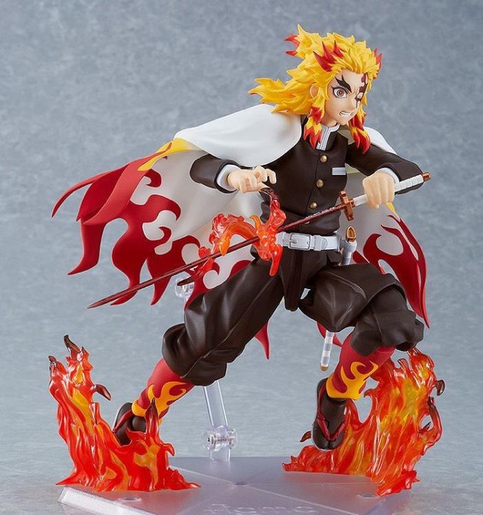 Max Factory Demon Slayer: Kimetsu no Yaiba figma No.553 Rengoku Kyoujurou 6-Inch Action Figure - View 6