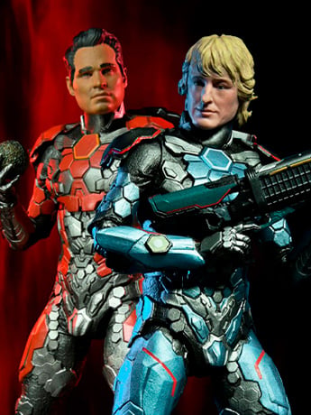 NECA Secret Headquarters Argon and The Guard Action Figure Two-Pack