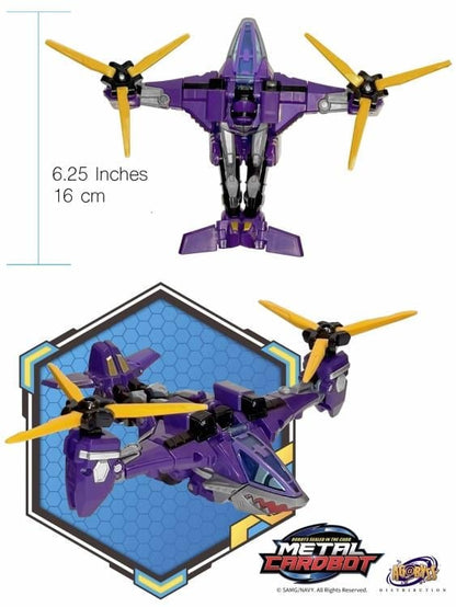 SAMG Metal Cardbot Stealth Class Shadow X 6-Inch Action Figure - View 6