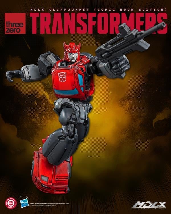 threezero Transformers MDLX Articulated Figure Series Cliffjumper (Comic Book Edition) 5-Inch Figure - View 10