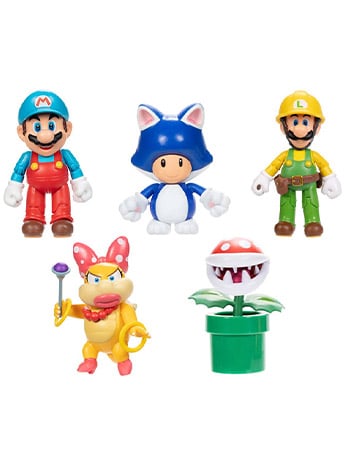 Jakks Pacific World of Nintendo 4-Inch Scale Wave 44 Set of 5 Figures