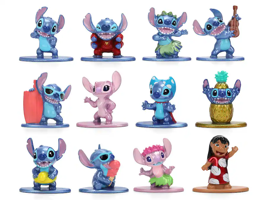 Jada Toys Lilo & Stitch Nano MetalFigs Mini Die-Cast Figure 12-Pack 1.65-Inch - View 3