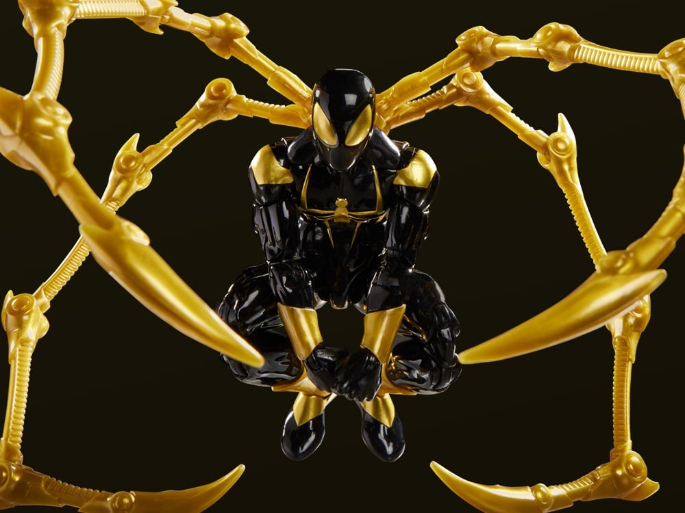 Hasbro Spider-Man Marvel Legends Iron Spider Aaron Davis Plastic Action Figure, 20 Points - View 2