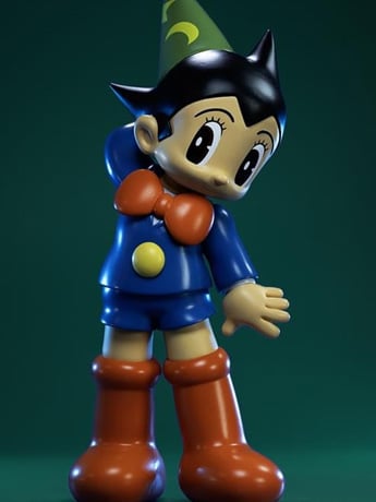 Hung Hing Toys Astro Boy Celebrate PVC Figure, 8.66-Inch