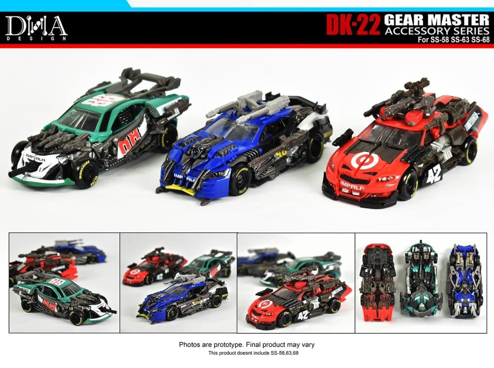DNA Design DK-22 Gear Master Accessory Series Upgrade Kit Plastic Model Accessory Set - View 10