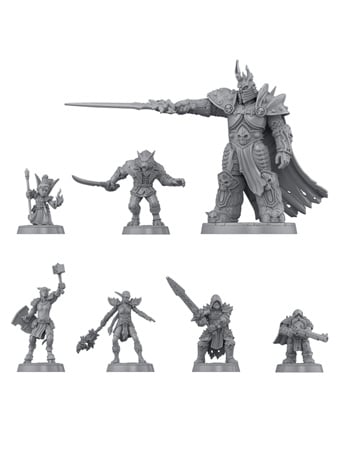 Hasbro Dungeons & Dragons x World of Warcraft Miniatures Set 2 with The Lich King