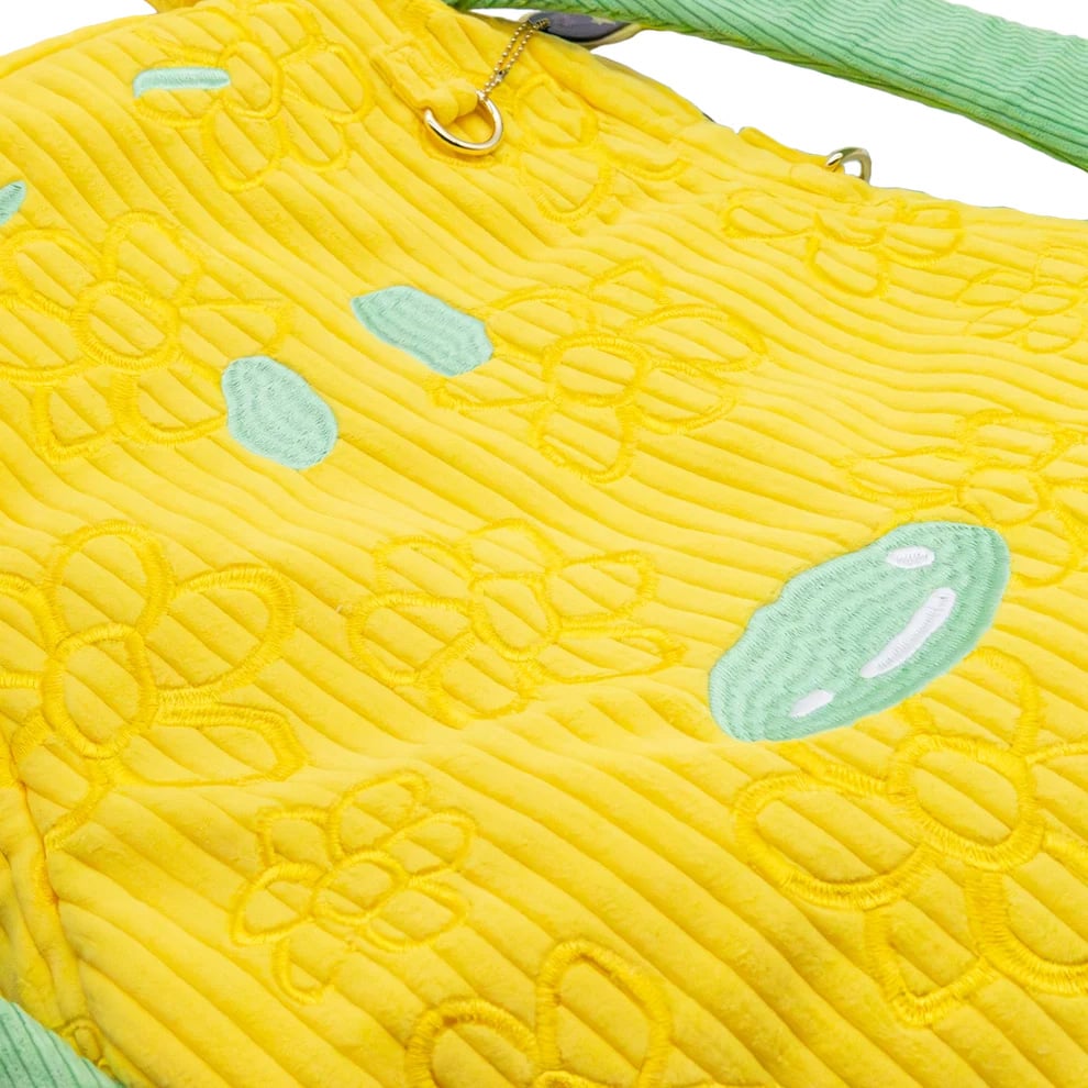 Whatever Peanuts Sherbet Spring Snoopy Oversized Corduroy Tote Bag - View 4