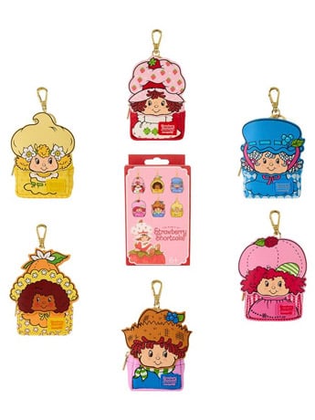Loungefly Strawberry Shortcake Random Mini Backpack Keychain Charm, 3-Inch Polyurethane