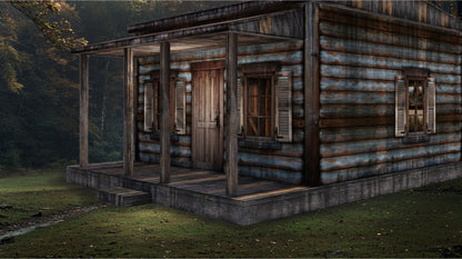 Extreme-Sets Multiverse Collection Log Cabin 1/12 Scale Pop-Up Diorama (14-Inch) - View 9