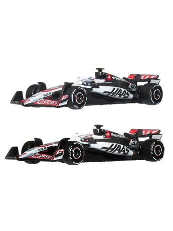 Hot Wheels Premium Formula 1 2025 MoneyGram Haas F1 Team Set (#31 and #87) 1/64 Die-Cast Model Cars