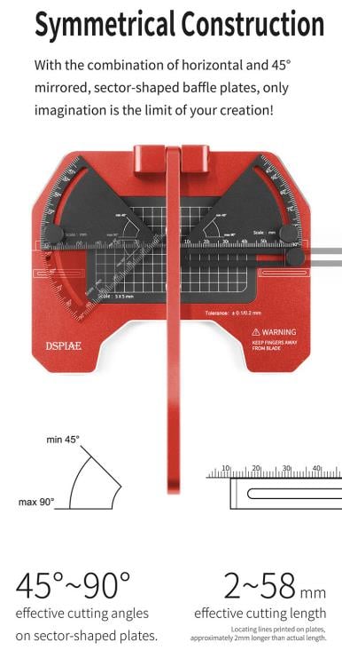DSPIAE AT-CJ Fixed Angle Cutting Station Hobby Tool for Model Building - View 3