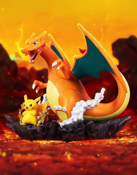 Funism Pokemon Partner Series Charizard and Pikachu 5.47-Inch Figure - View 4