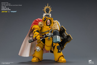 JoyToy Warhammer 40,000 Imperial Fists Darnath Lysander 1/18 Scale Plastic Action Figure 5.6-Inch - View 7
