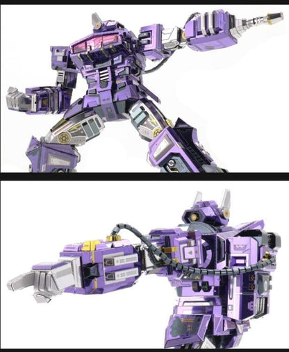 MU Model Transformers G1 Shockwave 3D Metal Puzzle Model Kit 8.3-Inch - View 5