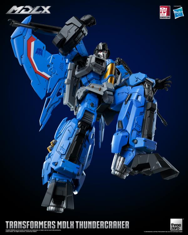 threezero Transformers MDLX Articulated Figure Series Thundercracker 7.8-Inch Action Figure - View 10
