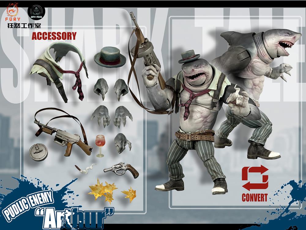 Fury Toys Abyss Force Arthur 1/12 Scale 8-Inch Plastic Action Figure - View 19