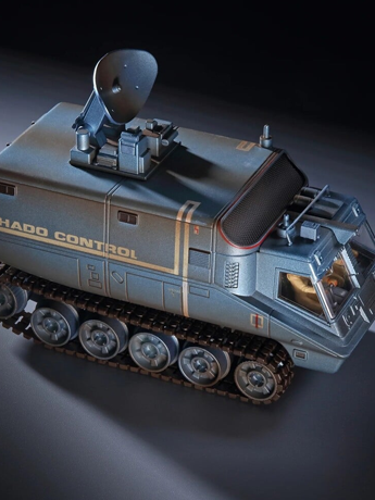 Master Replicas Group UFO S.H.A.D.O. Mobile (with Radar) Die-Cast Model 6.75-Inch