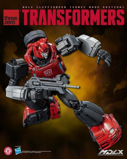 threezero Transformers MDLX Articulated Figure Series Cliffjumper (Comic Book Edition) 5-Inch Figure - View 12