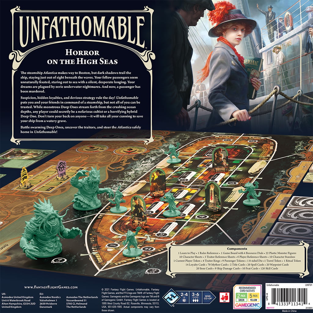 Fantasy Flight Publishing Unfathomable Cthulhu-Themed Board Game - View 4