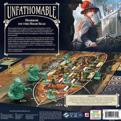 Fantasy Flight Publishing Unfathomable Cthulhu-Themed Board Game - View 4
