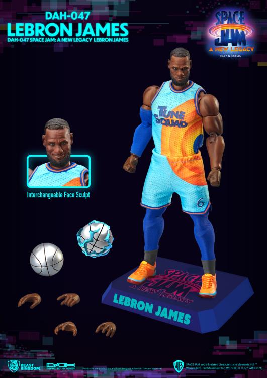 Beast Kingdom Space Jam: A New Legacy Dynamic 8ction Heroes DAH-047 LeBron James Figure - View 9