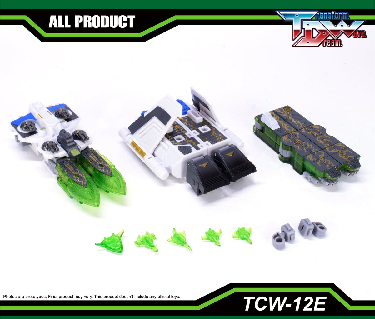 Transform Dream Wave TCW-12E Upgrade Kit in ABS and PVC - View 3