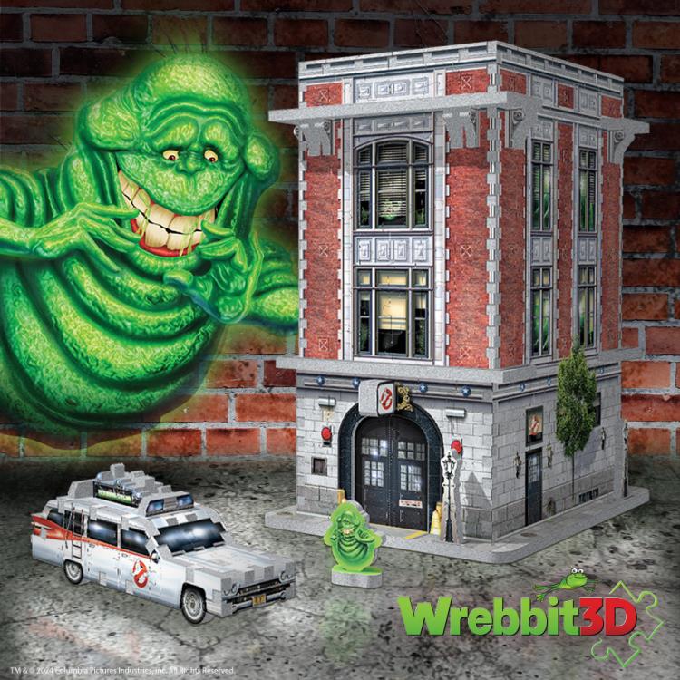 Wrebbit Ghostbusters Firehouse Headquarters 500-Piece 3D Puzzle - View 7
