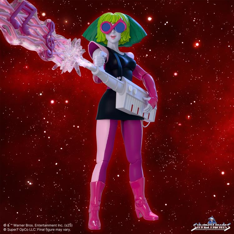 Super7 SilverHawks Ultimates! Melodia Toon Plastic Action Figure - View 3