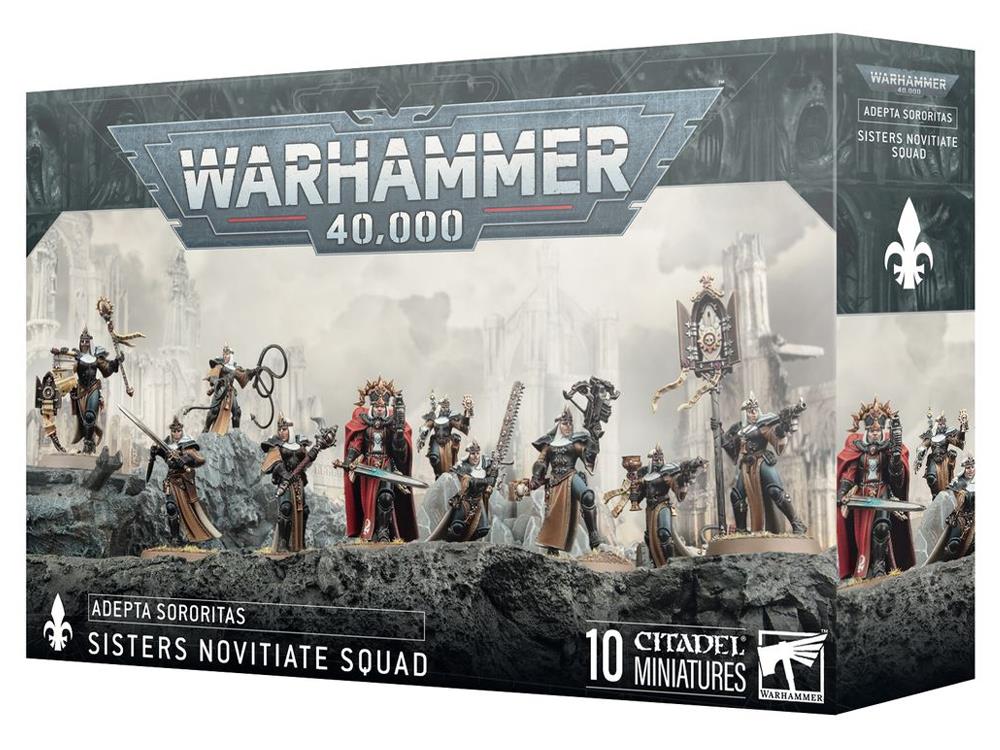 Games Workshop Warhammer 40,000 Adepta Sororitas Sisters Novitiate Squad Citadel Miniatures Set - View 2
