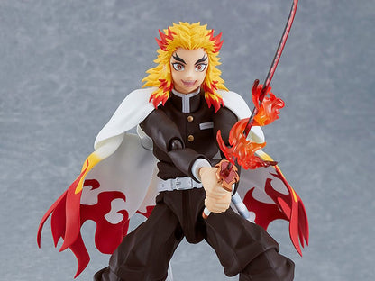 Max Factory Demon Slayer: Kimetsu no Yaiba figma No.553 Rengoku Kyoujurou 6-Inch Action Figure - View 2