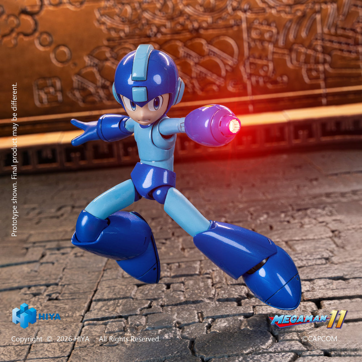 Hiya Toys Mega Man 11 Exquisite Basic Mega Man 4.7-Inch Action Figure - View 3