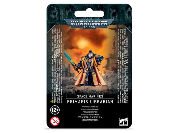 Games Workshop Warhammer 40,000 Space Marines Primaris Librarian Plastic Miniature - View 2