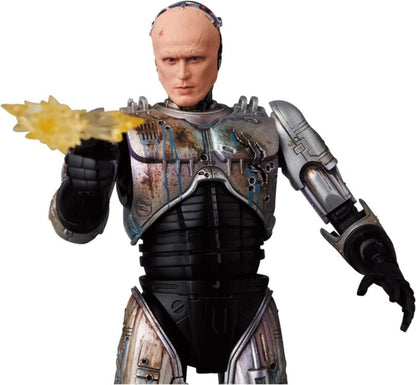 Medicom Toy MAFEX No.192 RoboCop (1987) Murphy Head Damaged Ver. Action Figure, 6.3-Inch - View 11