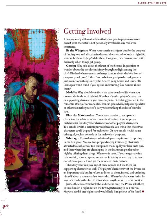 Renegade Game Studios Vampire: The Masquerade 5th Edition Blood-Stained Love Sourcebook - View 10