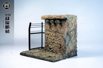 MMMToys Trench Outpost 1/12 Scale Resin Diorama Base - View 8