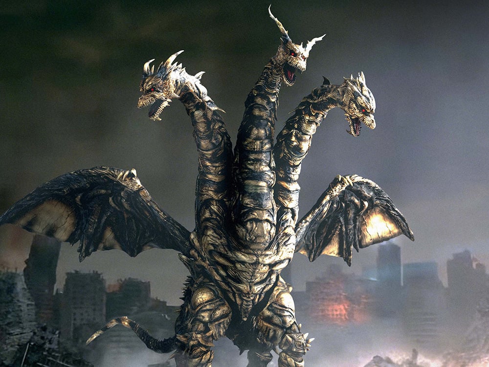 Hiya Toys Godzilla: Final Wars (2004) Keizer Ghidorah 10-Inch Action Figure - View 2