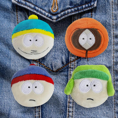 Kidrobot South Park Plush Pin Four-Pack with Cartman, Kyle, Stan and Kenny - View 3