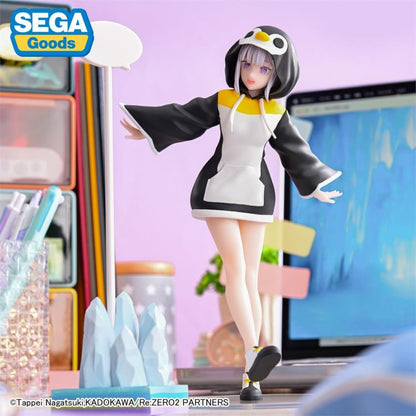 Sega Re:Zero Starting Life in Another World Luminasta Emilia (Kotoriasobi Ver.) Figure, 7.9-Inch - View 5
